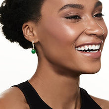 Load image into Gallery viewer, Ross-Simons 10.00 ct. t.w. Emerald Bead Drop Earrings in 14kt Yellow Gold
