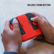 Load image into Gallery viewer, Officially Licensed Nintendo Switch Joy-Con Action Pack Grip and Thumb Buttons – Red Textured Silicone
