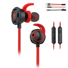 Load image into Gallery viewer, BlueFire Wired Gaming Earphone 3.5 MM E-Sport Earphone Noise Cancelling Stereo Bass Gaming Headphone with Adjustable Mic for PS4, Xbox One, Laptop, Cellphone, PC (Red)

