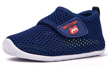 Load image into Gallery viewer, BMCiTYBM Baby Sneakers Girl Boy Tennis Shoes First Walker Shoes 18-24 Months Toddler Navy
