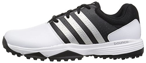 Load image into Gallery viewer, adidas Men's 360 Traxion Golf Shoe, FOOTWEAR WHITE/FOOTWEAR WHITE/CORE BLACK, 8 M US