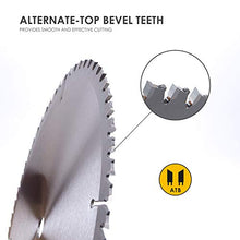 Load image into Gallery viewer, Luckyway 2-Pack 10 Inch Miter / Table Saw Blades 32T&amp;60T with 5/8 Inch Arbor TCT Circular Saw Blade for Cutting Wood
