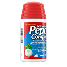 Load image into Gallery viewer, Pepcid Complete Acid Reducer + Antacid Chewable Tablets, Heartburn Relief, Mint, 50 ct

