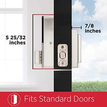 Load image into Gallery viewer, Kwikset Halo Touch Contemporary Square Wi-Fi Fingerprint Smart Lock No Hub Required featuring SmartKey Security in Satin Nickel (99590-003)
