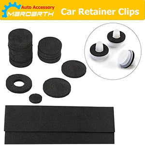620 Pcs Car Retainer Clips & Plastic Fasteners Kit Fender Rivet Clips 16 Most Popular Sizes Auto Push Pin Rivets Set