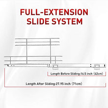 Load image into Gallery viewer, Under Sink Cabinet Organizer, Tksrn Pull Out Organizer Kitchen Under Sink Slide Out Storage Shelf with 2 Tier Sliding Wire Drawer - 12.6W x 16.5D x 13H - Request at Least 13 inch Cabinet Opening
