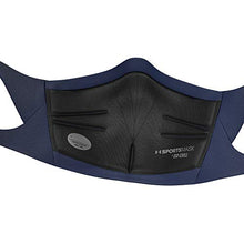 Load image into Gallery viewer, Under Armour Adult Sports Mask , Midnight Navy (410)/Silver Chrome, Small/Medium
