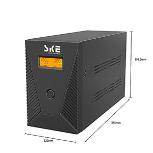 1500VA UPS Battery Backup 900W Intelligent LCD Battery Backup and Surge Protector,Uninterruptible Power Supply,Battery Backup for Computer