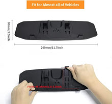 Load image into Gallery viewer, 12" Large Rear View Mirror, Anti Glare Panoramic Rearview Mirror, Universal Wide Angle Rear View Mirror, Interior Clip On Rear View Mirror for Car SUV Trucks (12” L X 3.5” H) Convex Curve 300mm
