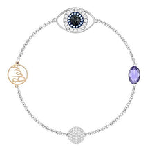 Load image into Gallery viewer, SWAROVSKI Women&#39;s Remix Collection Evil Eye Strand, Purple, Mixed metal finish
