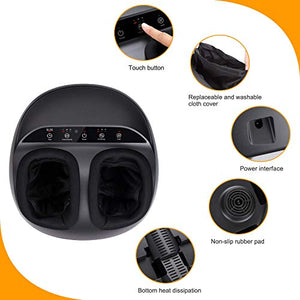 RENPHO Foot Massager Machine with Heat, Shiatsu Deep Kneading, Squeeze, Relieve Foot Discomforts from Plantar Fasciitis, Fits feet up to Men Size 12
