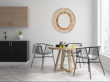 Load image into Gallery viewer, Creative Co-Op Oval Woven Bamboo Wall Mirror, Brown
