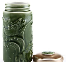 Load image into Gallery viewer, Linn's Arts/Acera Liven乾唐軒活瓷 Live Porcelain Tourmaline Anion Travel Mug Series (Elite - Green)
