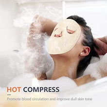 Load image into Gallery viewer, Reusable Face Towel Mask, Anti Aging Facial Steamer Towel Moisturizing Rejuvenation Beauty Skin Care Mask, Christmas Stocking Stuffers Gift for Women Mom Wife Sister Teen Girl Friend
