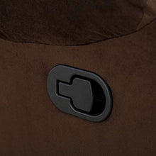 Load image into Gallery viewer, Bonzy Home Recliner Chair - Heavy Duty Manual Overstuffed Fabric Recliner - Home Theater Seating - Bedroom &amp; Living Room Chair Recliner Sofa (Chocolate)
