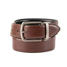 Load image into Gallery viewer, Tommy Hilfiger Men's Reversible Belt, Rich Black/Brown, Medium (34-36)
