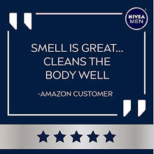 Load image into Gallery viewer, NIVEA MEN Cool Body Wash with Icy Menthol, 3 Pack of 16.9 Fl Oz Bottles
