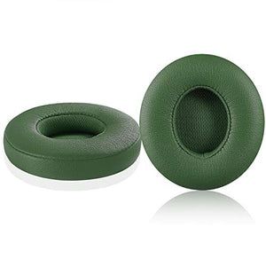 Solo 2.0/3.0 Replacement Earpads, JARMOR Memory Foam Ear Cushion Cover for Beats Solo 2.0/3.0 Wireless On Ear Headphones ONLY (Turf Green)