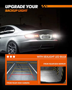 LED Reverse Lights, SEALIGHT 921 912 LED Bulbs 1000LM Super Bright Xenon White Light T15 906 902 Backup Lights, Reverse Lights, Back up For Trunk etc