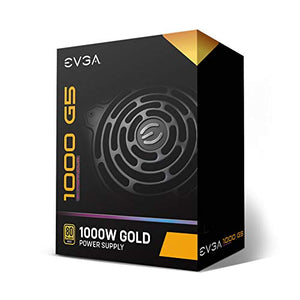 EVGA SuperNOVA 1000 G5, 80 Plus Gold 1000W, Fully Modular, ECO Mode with Fdb Fan, 10 Year Warranty, Compact 150mm Size, Power Supply 220-G5-1000-X1