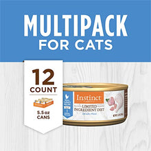 Load image into Gallery viewer, Instinct Limited Ingredient Diet Grain Free Real Turkey Recipe Natural Wet Canned Cat Food by Nature's Variety, 5.5 oz. Cans, Count 12 (Pack of 1)
