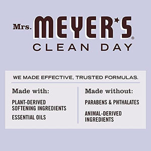 Mrs. Meyer's Clean Day Liquid Fabric Softener, Cruelty Free Formula Infused with Essential Oils, Paraben Free, Lavender Scent, 32 oz (32 Loads)