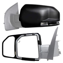 Load image into Gallery viewer, K-Source 81850 Snap-On Towing Mirrors For Ford F150 (15+), Black
