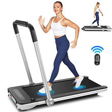 Load image into Gallery viewer, Under Desk Treadmill for Home, 2.25HP Electric Folding Treadmill with Bluetooth Speaker Remote Control &amp; 12 Preset Modes, Walking Jogging Running Exercise Machine for Home Gym,Installation-Free
