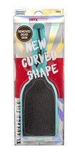Load image into Gallery viewer, Extra Large Curved Foot File with Handled Grip - Extra Grit Exfoliates &amp; Removes Dead Skin Includes Nail File
