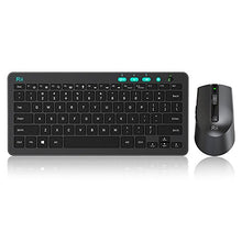 Load image into Gallery viewer, Rii RKM709 2.4 Gigahertz Ultra-Slim Wireless Keyboard and Mouse Combo, Multimedia Office Keyboard for PC, Laptop and Desktop,Business Office
