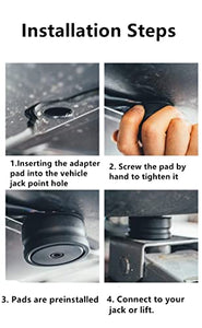 Chirano Lifting Jack Pad for Tesla Model 3/S/X/Y, 4 Pucks with a Storage Case, Accessories for Tesla Vehicles