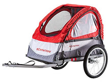 Load image into Gallery viewer, Schwinn Trailblazer Child Bike Trailer, Single Baby Carrier, Canopy, 16-inch Wheels, Red
