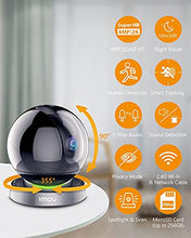 Load image into Gallery viewer, Indoor Cameras 4MP Kit Wireless Security Camera for Home Security, Plug-in WiFi Camera (2.4G ONLY) Surveillance Camera with Night Vision, 2-Way Audio, 360° View, Motion Tracking, Sound Detection
