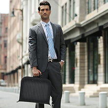 Load image into Gallery viewer, Men's Travel Clothing Bag, Essential Suit Bag for Air Travel, Gifts for Travelers Men (Black)
