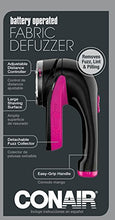 Load image into Gallery viewer, Conair Fabric Defuzzer - Shaver; Battery Operated; Black / Pink
