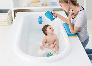 Skip Hop Moby Bath Rinse Cup: Tear-free Waterfall Rinser, Blue