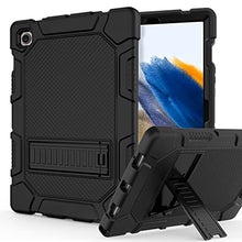Load image into Gallery viewer, Rantice Case for Samsung Galaxy Tab A8 10.5 Inch 2022 (SM-X200/X205/X207), Hybrid Shockproof Rugged Drop Protection Cover with Kickstand for Samsung Galaxy Tab A8 10.5 Inch (Black)
