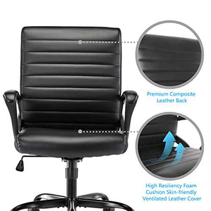 Office Chair, Ergonomic Desk Chair Adjustable Swiveling Task Chair Mesh Computer Chair with High Back and Seat