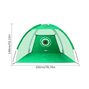 Golf Practice Net Golf Net Golf Hitting Nets Training Aids Practice Nets for Backyard Driving Range Chipping for Indoor Outdoor Sports (2M, Light Green)