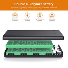 Load image into Gallery viewer, Portable Charger Power Bank 25800mAh Huge Capacity External Battery Pack Dual Output Port with LED Status Indicator Power Bank for iPhone, Samsung Galaxy, Android Phone,Tablet &amp; etc（Black）
