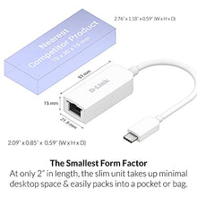 Load image into Gallery viewer, D-Link USB C to Ethernet Adapter, Type C to 2.5 Gigabit Ethernet LAN Network Adapter 2500 Mbps Wired Performance Windows Mac OS Dongle (DUB-E250)
