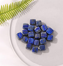 Load image into Gallery viewer, 10PCS Lapis Lazuli Natural Healing Crystals Stones Set Square Bulk Polished Pocket Palm Thumb Polished Healing Crystal Gemstones Sets for Meditation Yoga Chakra Reiki Balancing Crystal Therapy
