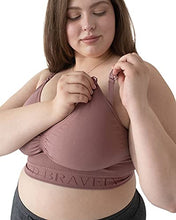 Load image into Gallery viewer, Kindred Bravely Simply Sublime Busty Seamless Nursing Bra for F, G, H, I Cup | Wireless Maternity Bra (Twilight, XX-Large-Busty)

