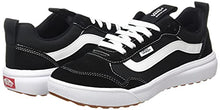 Load image into Gallery viewer, Vans Men's Low-Top Trainers Sneaker, Suede Canvas Black White, 10.5
