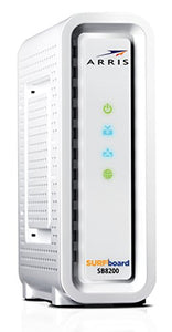 ARRIS SURFboard SB8200 DOCSIS 3.1 Gigabit Cable Modem | Approved for Cox, Xfinity, Spectrum & others | White , Max Internet Speed Plan 1000 Mbps