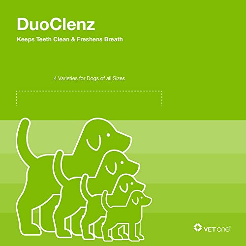 Load image into Gallery viewer, VetOne DuoClenz Enzyme Coated Dog Dental Chews for Large Dogs - Veterinarian Formulated - 30 Count