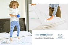 Load image into Gallery viewer, SafeRest Mattress Protector – Twin, Premium, Cotton, Waterproof Mattress Cover Protectors – White
