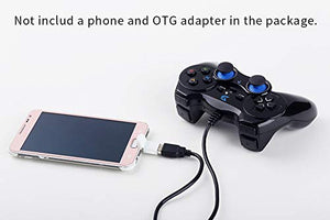 ZD-V+ USB Wired Gaming Controller Gamepad for PC/Laptop Computer(Windows XP/7/8/10) & PS3 & Android & Steam - [Black]