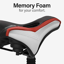 Load image into Gallery viewer, Wittkop Bicycle Saddle [for Trekking Bikes] – Comfortable Saddle for Men and Women with Integrated 5-Zone-Concept and Memory Foam - Waterproof Bike Seat with Airflow System, incl. User Manual
