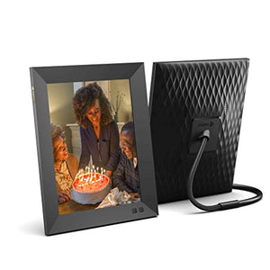 Nixplay Smart Digital Picture Frame Bundle - 10 Inch and 9.7 Inch Black with 2K Display